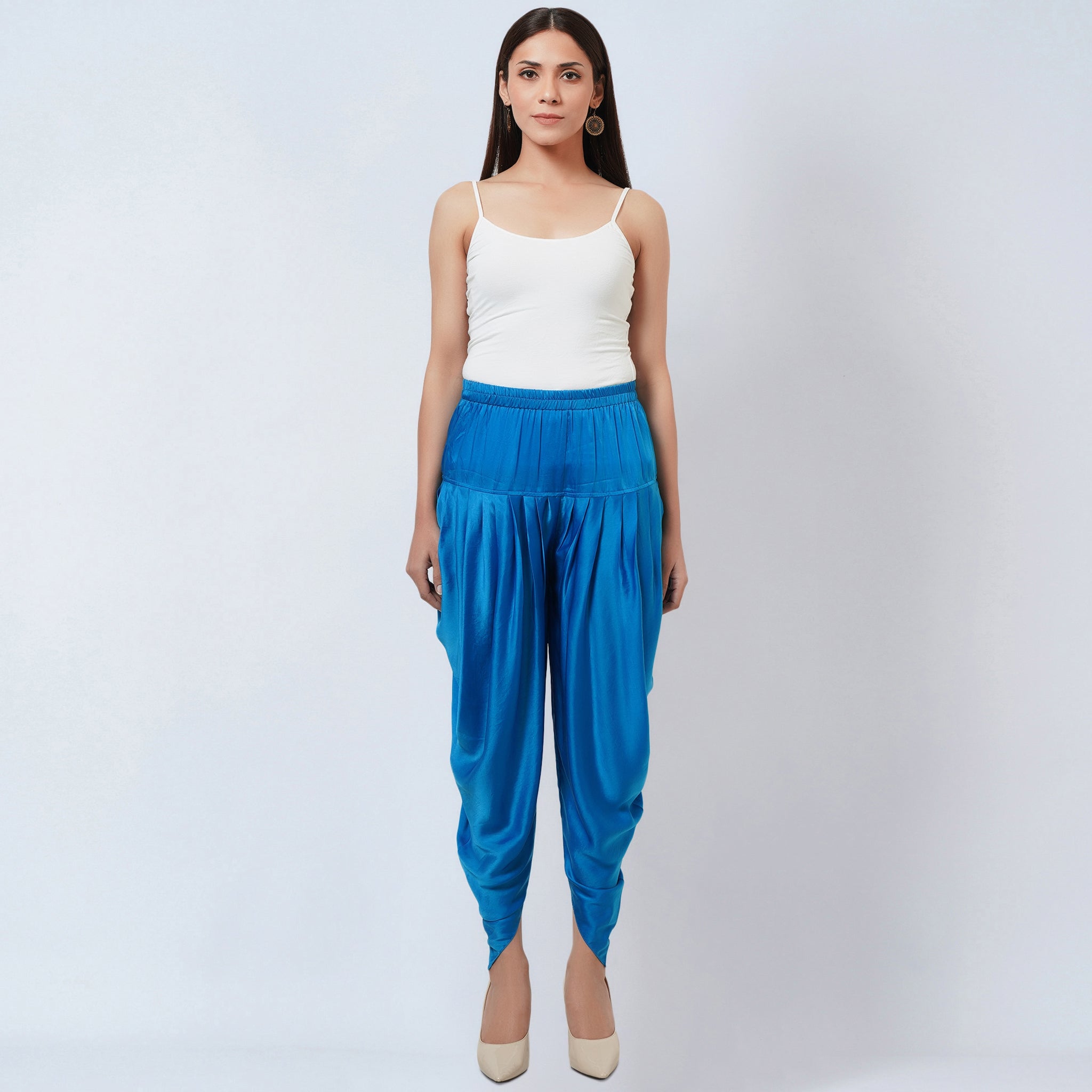 Shop Navy Blue Printed Dhoti Pants for Women Online from India's Luxury  Designers 2024